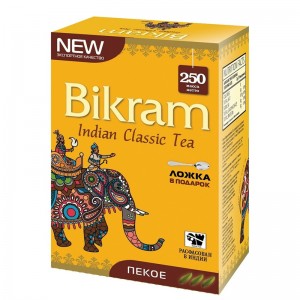 чёрный индийский чай Пеко Бикрам (Pekoe Bikram), 250 грамм