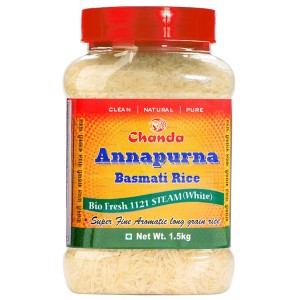 рис Аннапурна пропаренный Чанда (rice Annapurna Steam Chanda), 1,5 кг