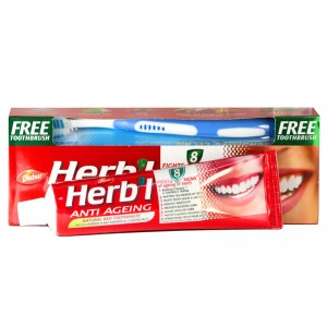 зубная паста против старения зубов Анти Эйджинг Дабур + зубная щётка (Anti Ageing Dabur), 150 грамм