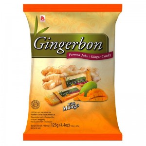 имбирные конфеты Джинджербон Манго (candy Gingerbon Mango), 125 грамм