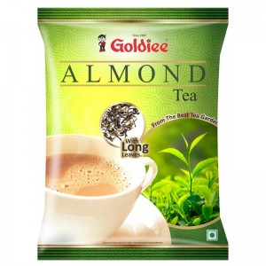 чёрный гранулированный чай Ассам и листовой Дарджилинг Алмонд Голди (Almond Premium Goldiee), 250 грамм