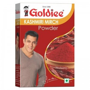 Красный перец Кашмирский Чили молотый Голди (Chilly Kashmiri powder Goldiee), 100 грамм