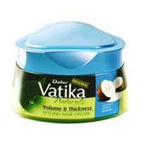 крем Объём и толщина Дабур Ватика (Volume and Thickness cream Dabur Vatika), 140 мл