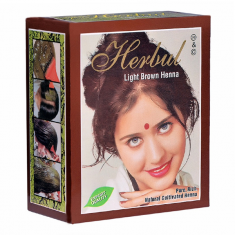 хна Светло-коричневая Хербул (Light Brown Henna Herbul), 6 х 10 грамм