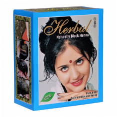 хна Натуральная чёрная Хербул (Naturally Black Henna Herbul), 6 х 10 грамм