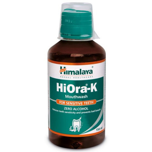 ополаскиватель Хиора-К для чувствительных зубов (HiOra-K mouthwash for sensitive teeth Himalaya), 150 мл