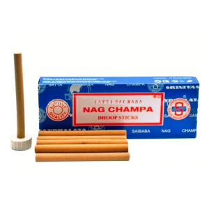 безосновные благовония Наг Чампа Сатья (Nag Champa dhoop sticks Satya), 22 грамм