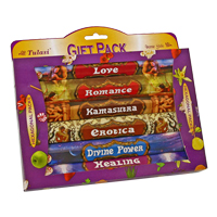 набор ароматических палочек Любовь Туласи (Love Gift Pack Tulasi), 6 штук в наборе