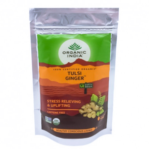 Чай органический из Тулси с имбирём Organic India, 100 грамм