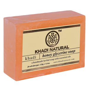 мыло Медовое глицериновое Кхади (Honey Glycerine soap Khadi Natural), 125 грамм