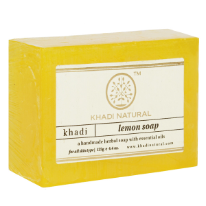 мыло Лимон Кхади (Lemon soap Khadi), 125 грамм