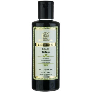 натуральное масло для волос Трифала Кхади (Trifala Herbal Hair Oil, Khadi), 210 мл
