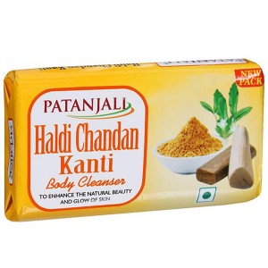 мыло Патанджали Сандал и Куркума (Haldi Chandan soap Patanjali), 75 грамм