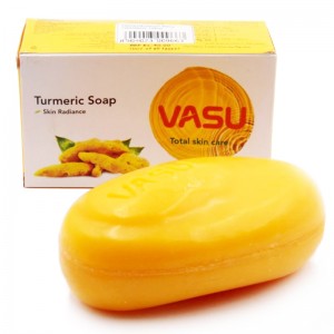 мыло антиептическое с Куркумой Васу (Turmeric soap Vasu), 125 грамм